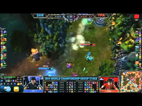 LMHT [21-09-2014] SHR vs TPA CKTG4 Chung Kết Thế Giới Mùa 4 Bảng B