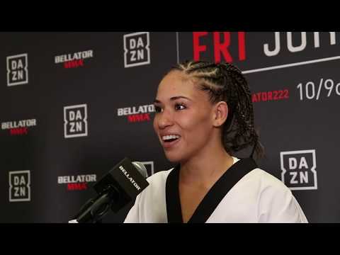 Post Fight - Valerie Loureda THROWS DOWN for Bellator 222