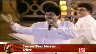 Jaadu Teri Nazar | Darr | Udit Narayan Live Performance | Lata Mangeshkar Concert 2001