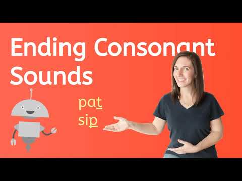 Learn About Ending Consonant Sounds