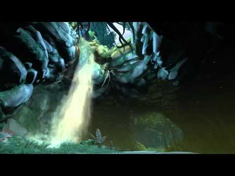 Yavin 4 Secret Cave w/ Waterfall - Star Wars Background Ambience