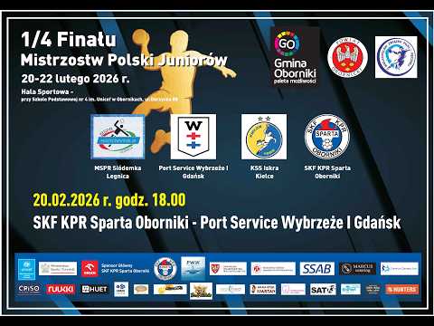 1/4 Finału Mistrzostw Polski Juniorów: SKF KPR Sparta Oborniki - Port Service Wybrzeże I Gdańsk