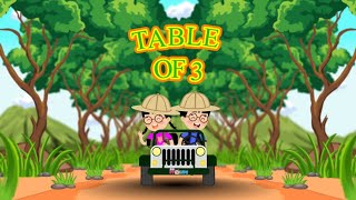 Jungle Adventure: Learning the Table of 3 | Fun & Educational Kids' Math Lesson