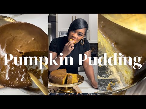 HOW TO MAKE PUMPKIN PUDDING|JAMAICAN PUDDING RECIPE