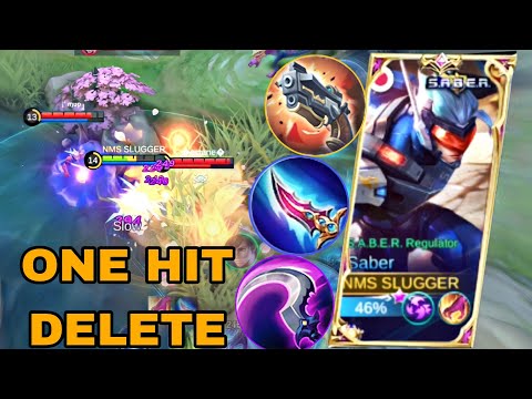 SABER BEST BUILD OF 2023 ~ ENEMY ONE HIT DELETE ~ BUILD TOP GLOBAL SABER ~ RTC ML GAMEPLAY