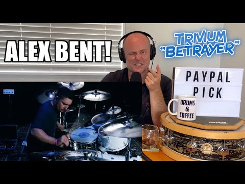 Drum Teacher Reaction: ALEX BENT | Trivium - "Betrayer" | (2021 Reaction)