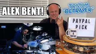 Drum Teacher Reaction: ALEX BENT | Trivium - &quot;Betrayer&quot; | (2021 Reaction)