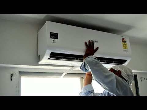 Videocon 1.5 Ton 5 Star Split AC Installation | How to Clean Air Conditioner At Home in HINDI Video