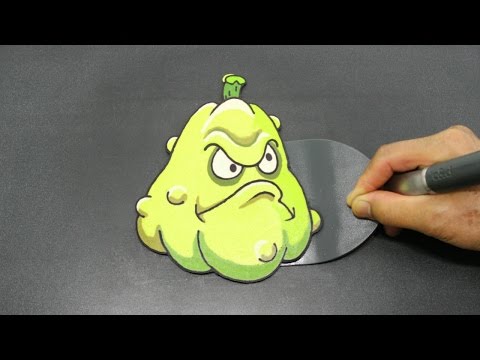 Making Plants vs Zombies Squash PANCAKE