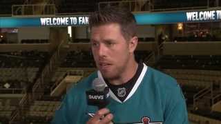 Joe Pavelski at Sharks Fan Fest video