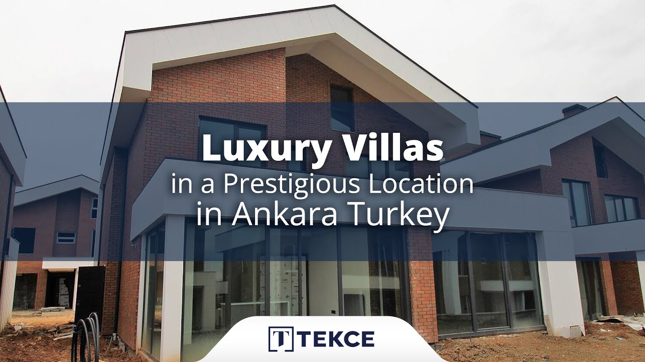 Villas à Prix Avantageux Dans Résidence Sécurisée à Ankara