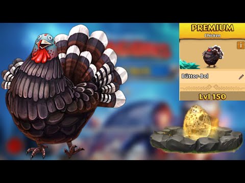 Büttor-Bol Max Level 150 Titan Mode - Premium Chicken - Dragons:Rise of Berk