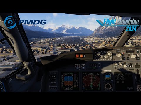 PMDG 737 FOR MSFS 2024! Beautiful Innsbruck Landing