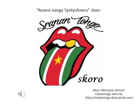 Anansi nanga Tyotyofowru (De spin en het  winterkoninkje)