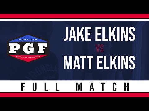 Jake Elkins (BJJ Purple Belt) vs Matt Elkins (BJJ Brown Belt) - PGF FULL MATCH