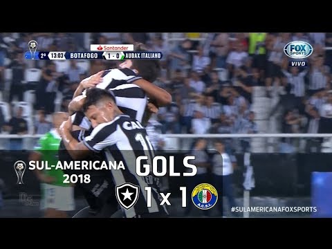 Botafogo 1 x 1 Audax Italiano (CHI) - Sul-Americana 2018 - Fox Sports HD⁶⁰