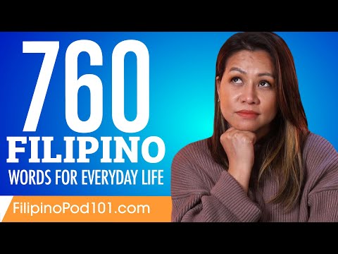 760 Filipino Words for Everyday Life - Basic Vocabulary #38
