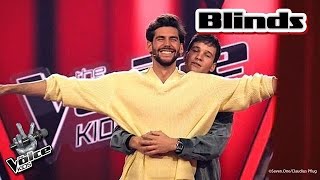 Wincent und Alvaro spielen den romantischen TITANIC-Moment nach... | Blinds | The Voice Kids 2024