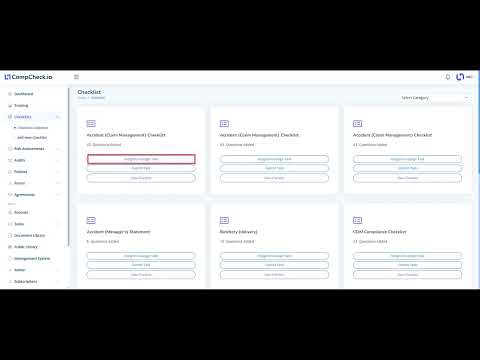 Manage Your Checklist Collection