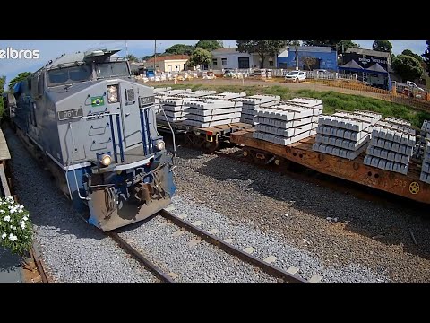 TREM AO VIVO SANTA ERNESTINA SP BRASIL