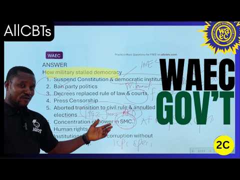 10 Likely WAEC 2026 Government THEORY Questions & Solutions (Part B)