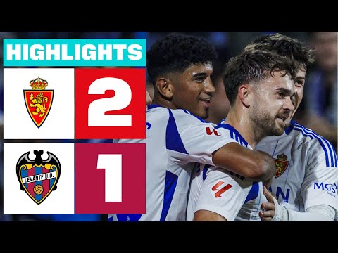 REAL ZARAGOZA 2 - 1 LEVANTE UD | HIGHLIGHTS LALIGA HYPERMOTION