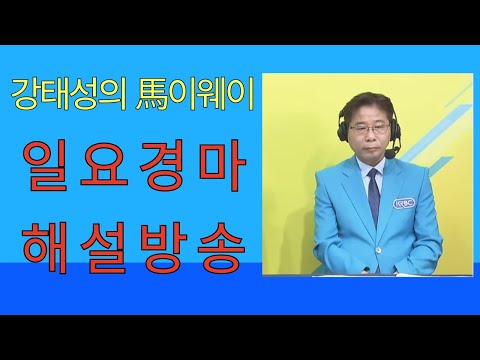 강태성의 11/9 일요 경마해설방송-