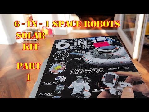 Part 1 6-IN-1 Space Robots Solar Kit Gearboxes etc