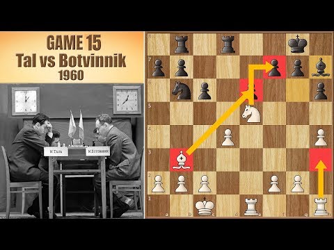Who Needs Queens to Attack? | Tal vs Botvinnik 1960. | Game 15