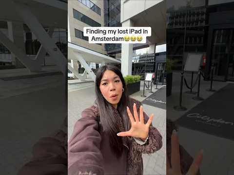 Finding my lost iPad in Amsterdam!! 😢 #airbnb #ipad #lost #amsterdam #believe #travelwithme #finding