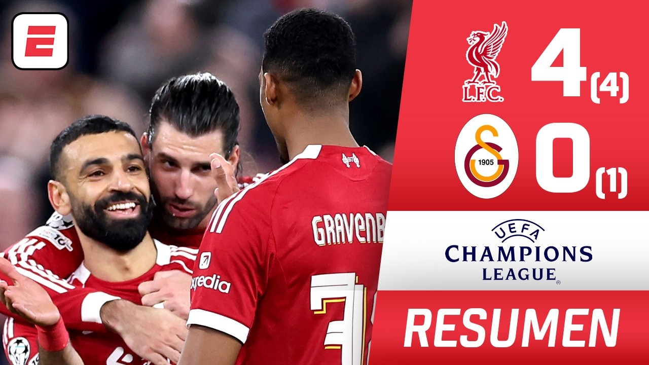 TRIUNFAZO del LIVERPOOL tras REMONTAR y ELIMINAR AL GALATASARAY en la Champions League | Resumen