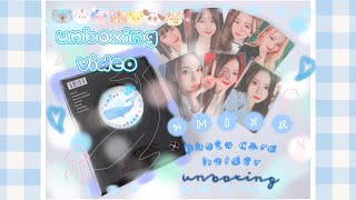 ℕ𝕄𝕀𝕏𝕏 𝕡𝕙𝕠𝕥𝕠𝕔𝕒𝕣𝕕 𝕙𝕠𝕝𝕕𝕖𝕣/𝕒𝕝𝕓𝕦𝕞 𝕦𝕟𝕓𝕠𝕩𝕚𝕟𝕘 | NMIXX トレカホルダー 開封動画
