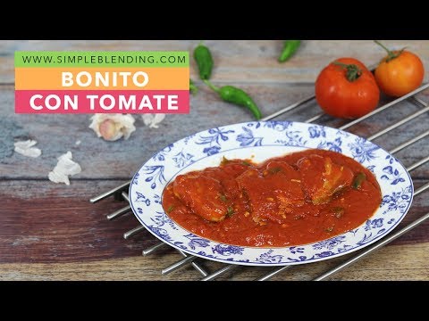 CÓMO HACER BONITO CON TOMATE | Bonito con tomate | Bonito del norte con tomate y pimiento verde