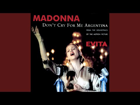 Video thumbnail for Don’t Cry for Me Argentina (Miami Mix Edit)