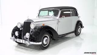 Video Thumbnail for 1950 Mercedes-Benz 170S