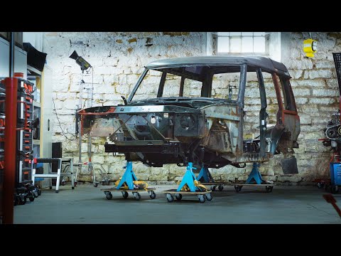 Landrover Discovery | Restoration #1 | Separating body from rusted chassis | Is the frame straight?