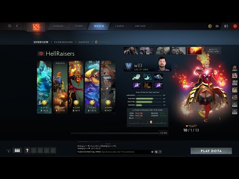 dota2mid W33 lina - Hellraisers vs Nigma - ESL ONE 2020 Online