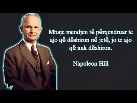 Sekreti i Suksesit: Si të Arrish Çdo Qëllim me Filozofinë e Napoleon Hill!
