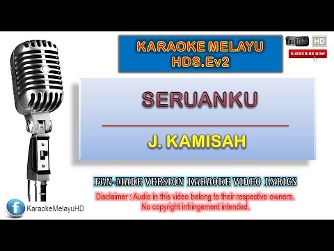 J. Kamisah - Seruanku | Karaoke Minus One | Lirik Video HD