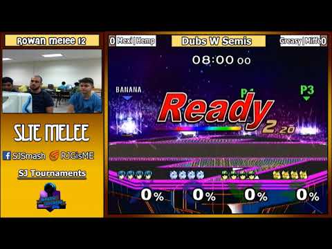 Rowan 12 SSBM Dubs: Meximadnez & Hemp Vs. Greasy & Miffee - WS