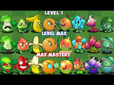 Random 30 OLD & NEW Plants Level 1 vs Max Level vs M200 - Who Will Win? - Pvz 2 Battlez