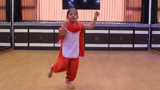 Velna - Gippy Grewal | Bhangra Dance Performance By Small Girl Osajwini | Kids Dance Performance