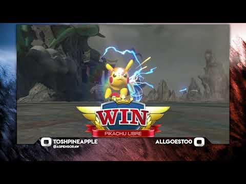 ToshPineapple (Pikachu Libre) vs AllGoesTo0 (Gengar) - Pokken at Alpha - 7-2-19