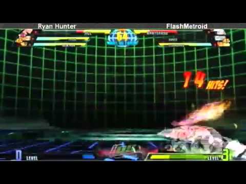 4-21-11 FlashMetroid (Jill/Trish/Iron Man) vs Ryan Hunter (Dante/Amaterasu/Dormammu) 2 - MvC3