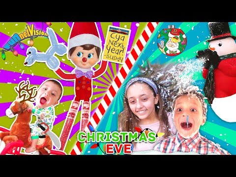 FUNnel CHRISTMAS EVE 2017! ⛄ Elf on the Shelf Caught Again on FINAL DAYS! ❄️ Holiday Vlog