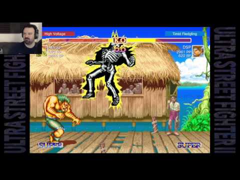 Ultra Street Fighter 2 Pro Controller Online MP pt31 - Hawk vs. Blanka, then Toxic Avenger?!