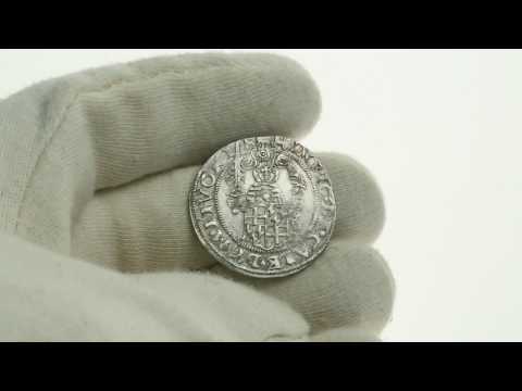 Riga 1/2 mark 1556 - Heinrich von Galen (1551-1557) - Rare!