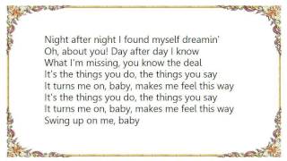 Charlie Wilson - Things You Do Lyrics