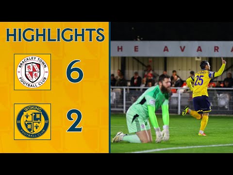 Brackley Town 6-2 Woking | Match Highlights