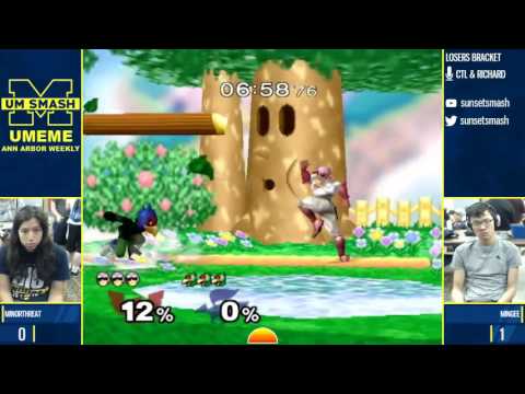 Minorthreat (Falcon) vs Mingee (Falco) - UMeMe 21